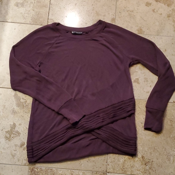 Athleta Tops - Athleta Serenity Criss cross Sweatershirt- XS
